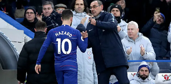 Sarri deelt prik uit aan Hazard: 