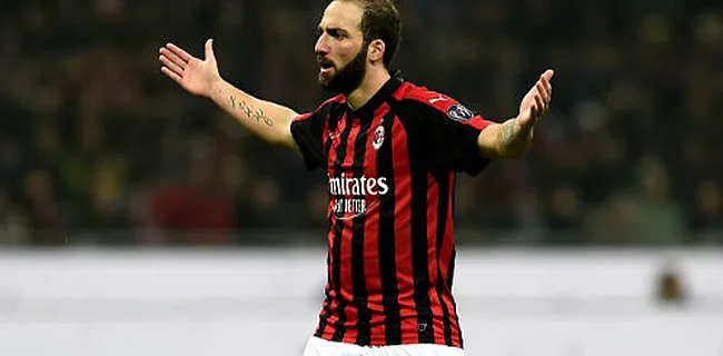 Juventus wint bij AC Milan: Higuain antiheld van de avond