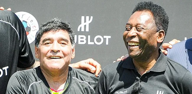 Pelé brengt opnieuw prachtig eerbetoon aan Maradona