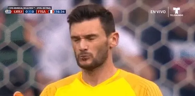 WTF? Lloris wordt aangevallen door gigantisch insect