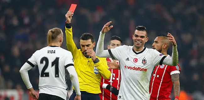 VIDEO: Besiktas-speler krijgt binnen kwartier al direct rood tegen Bayern