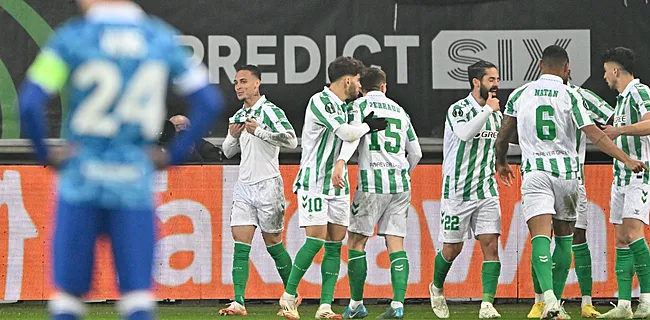 Belgische rampavond: Betis dient AA Gent nekschot al toe