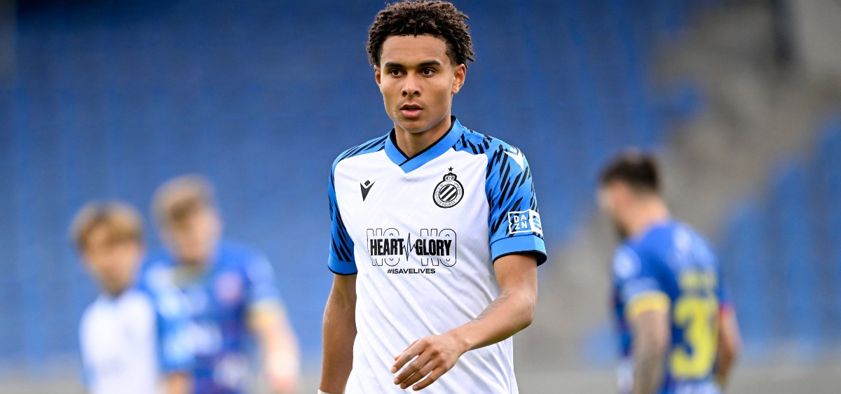 Brugges, Belgium. 19th Oct, 2022. Antonio Nusa (32) of Club Brugge